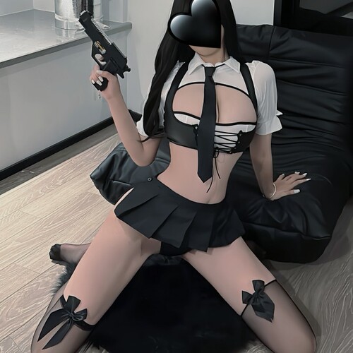 Qian Yumo sexy lingerie set COSPALY sexy JK uniform female secretary maid student hot temptation