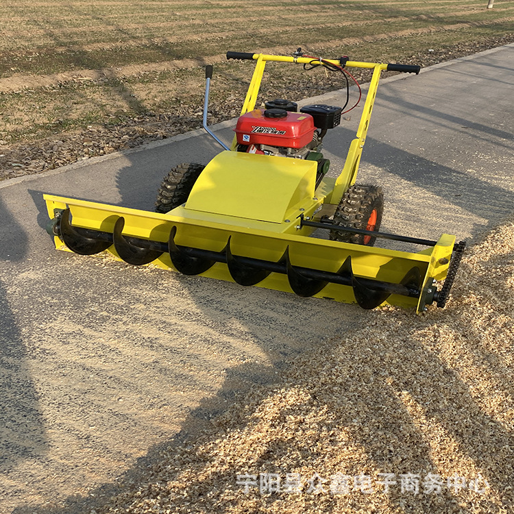 哈尔滨销售小型家用手推式扫雪机螺旋除雪机道路清雪机现货