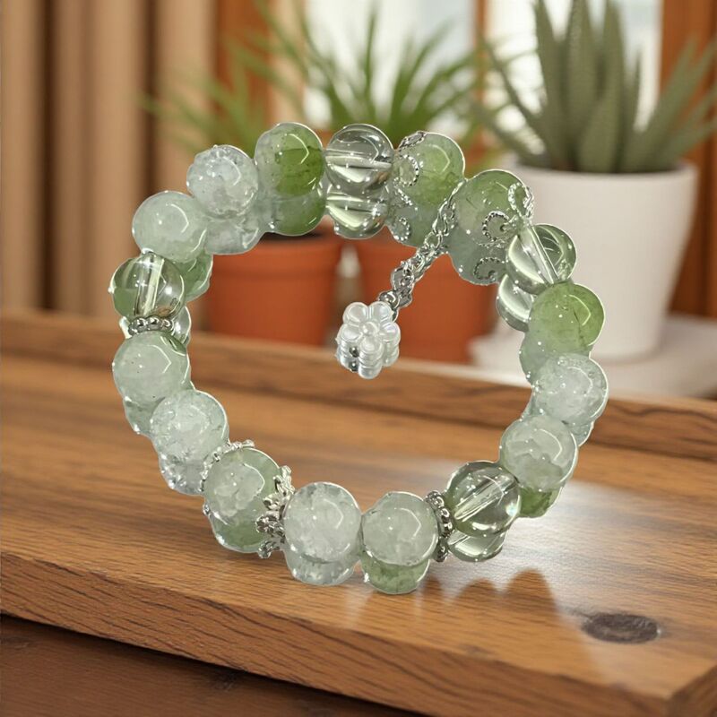 New style bracelet with deep blue gradient and burst beads, high-end gift for classmates and best friends, women's jewelry wholesale New style bracelet with deep blue gradient and burst beads, high-end gift for classmates and best friends, women's jewelry wholesale