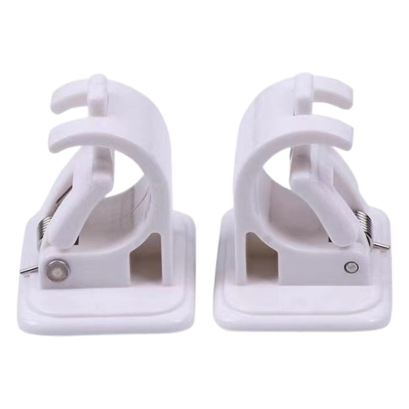 Gancho de barra de cortina sin perforaciones gancho de barra de toalla de perforación sin cortina abrazadera gancho de Pared Soporte de barra de cortina