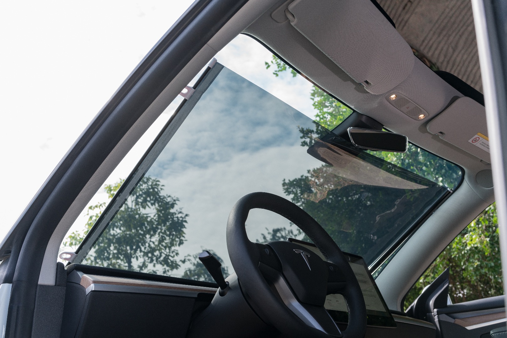 Cross-Border Car Roller Blinds, Car-Mounted High-Definition Retractable Sunshades, Transparent Car and Home Dual-Use Sun Protection Shades