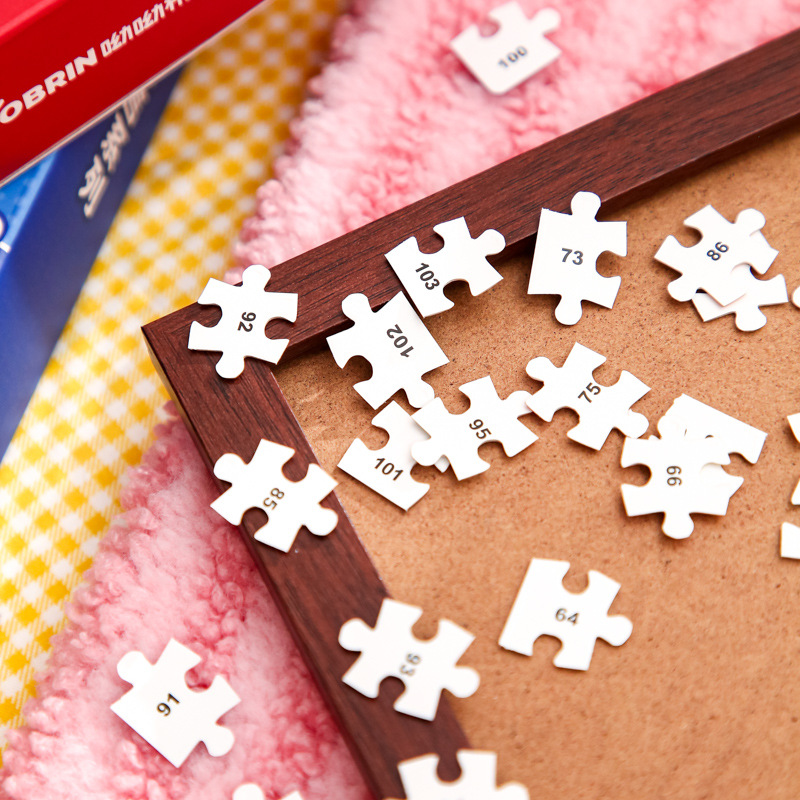 Youyou Brin Jigsaw Gift Box Dog Dogs Serie Rompecabezas de escritorio de bricolaje de estudiante romántico de alto valor