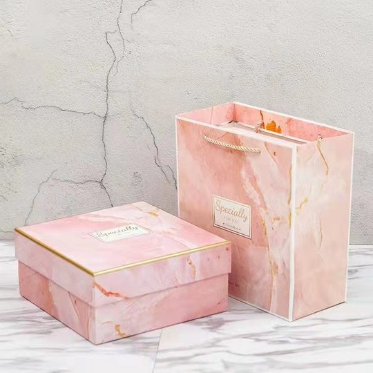 Accompanying Gift Box Candy Box Wedding Return Gift Bridesmaid Wedding Gift Box Festival Business Meeting Portable Gift Box