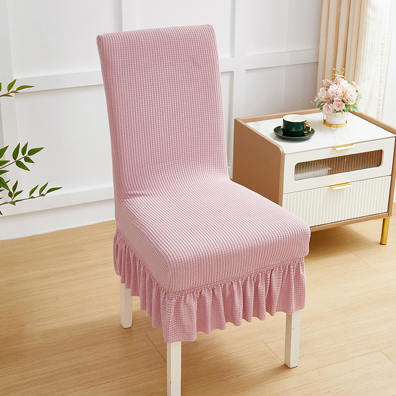 Cuadernas de asiento de asiento de comedor doméstico de cuatro estaciones cubierta de asiento todo incluido cubierta de asiento curva universal cubierta de protección de mesa elástica