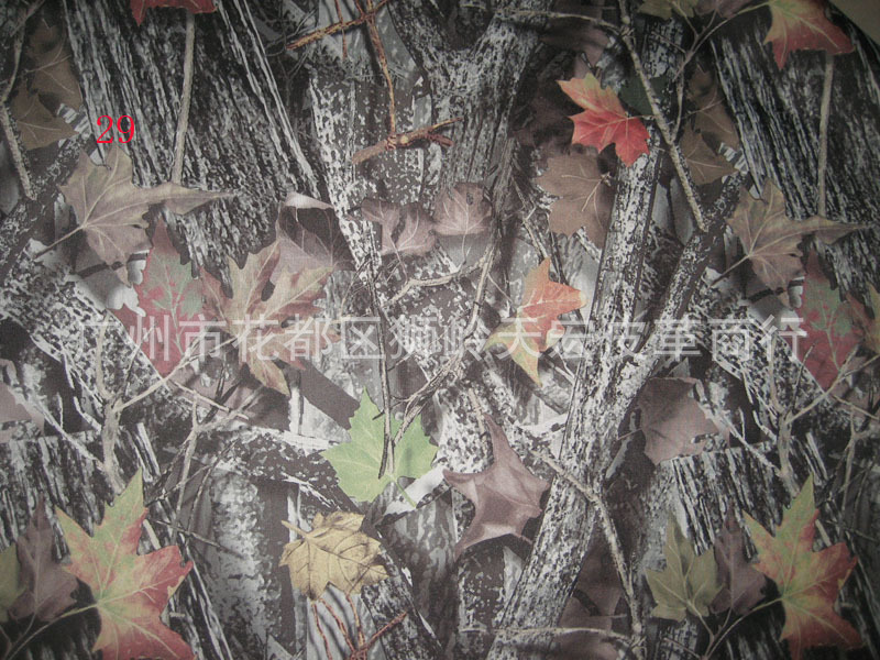 600D丛林迷彩600D迷彩PVC面料树叶迷彩 涤纶600D*300DPVC迷彩