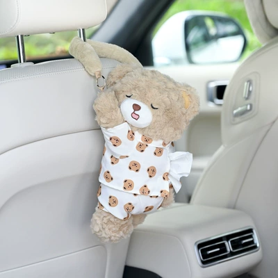 Plush Peihui, Car tissue box/set - bear-tissue-pajamas