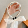 White headband pearl