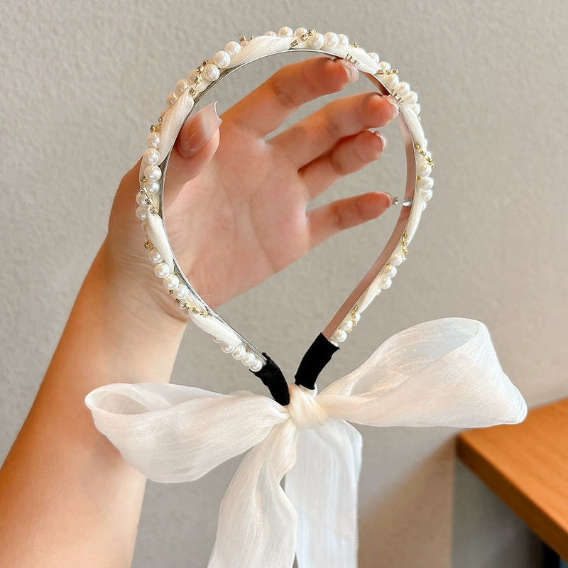 Knitted retro scarf, high-quality vintage style — patterned headband & triangular kerchief