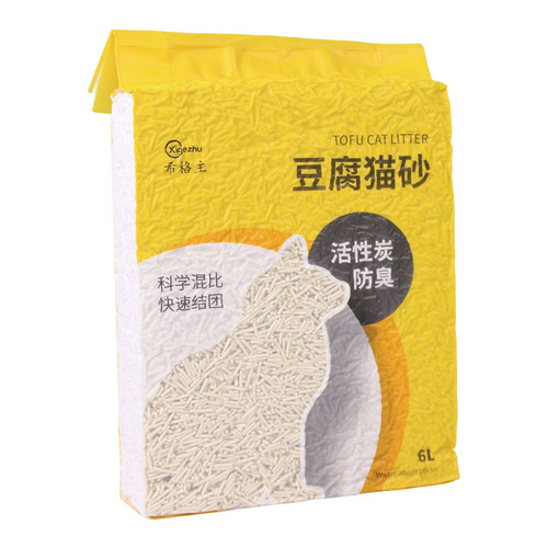 Cat litter manufacturer mixed milky green tea flavor deodorized cat litter tofu litter cat daily necessities cat litter wholesale