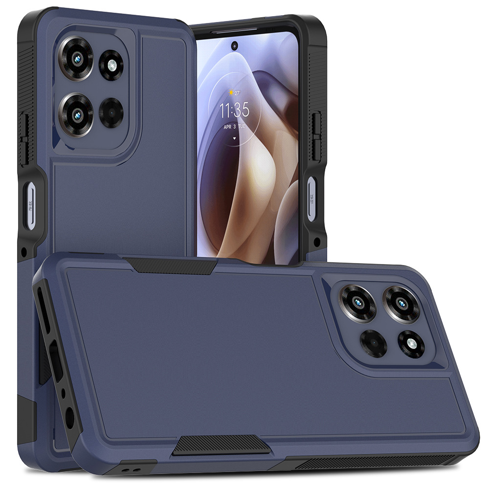 Aplicación transfronteriza Moto EDGE 2025 zarpa 2 en 1 caja anti-caída todo incluido PC más fábrica de cajas de teléfonos móviles TPU