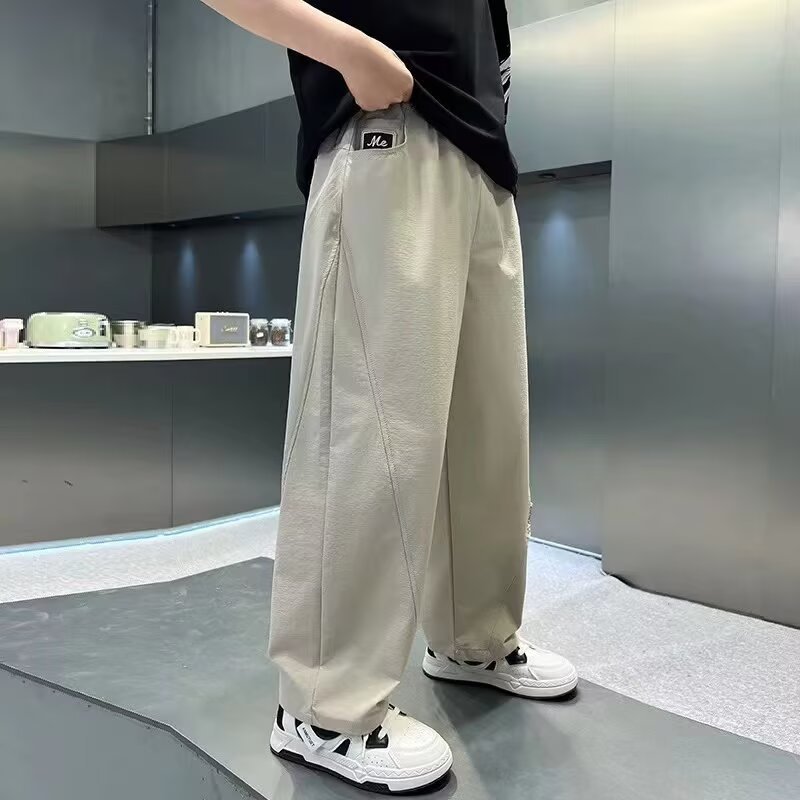 Children's Clothing Boys' Summer Sports Pants Mosquito-Proof Pants 2025 New Summer Thin Style for Older Boys Trendy