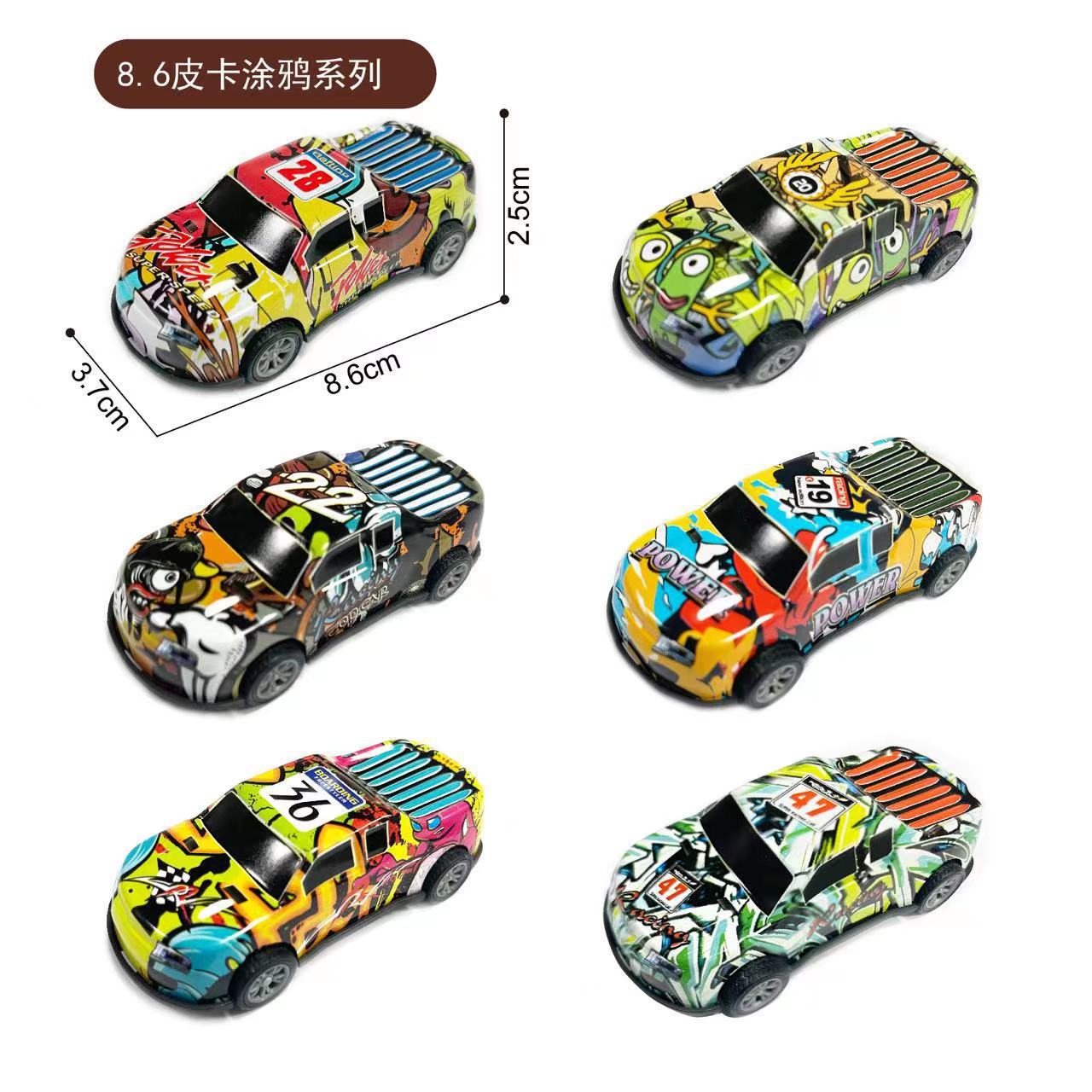 Coches de aleación mini coches de juguetes para niños al por mayor puestos de carga de azúcar modelo de automóvil de simulación