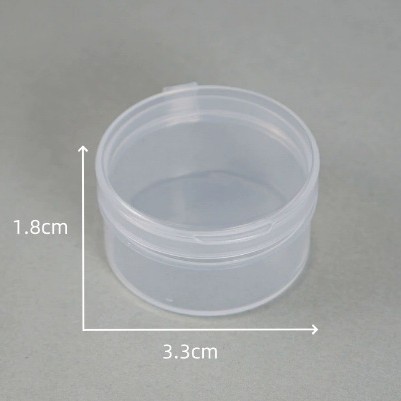 正方形の透明なプラスチックの小さい方の箱の耳栓の箱の装飾品の収納箱の部品の箱のアクセサリーの数珠の箱の漁具の箱