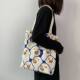 Canvas Bag Printing Bag Women's New Arrival 2021 Elegant Canvas Bag Shoulder Bag Handbag Children's Large Capacity Printing