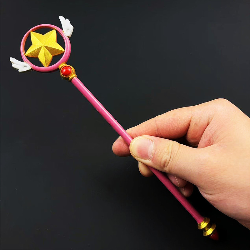 百変小桜魔法杖魔カード少女法杖魔法棒封印杖かわいい鳥の杖星夢杖周辺|undefined