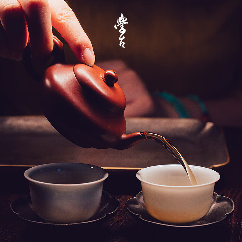 【询价下单】学古 |潮州朱泥孟臣壶中式传统手工拉胚品茗把玩壶