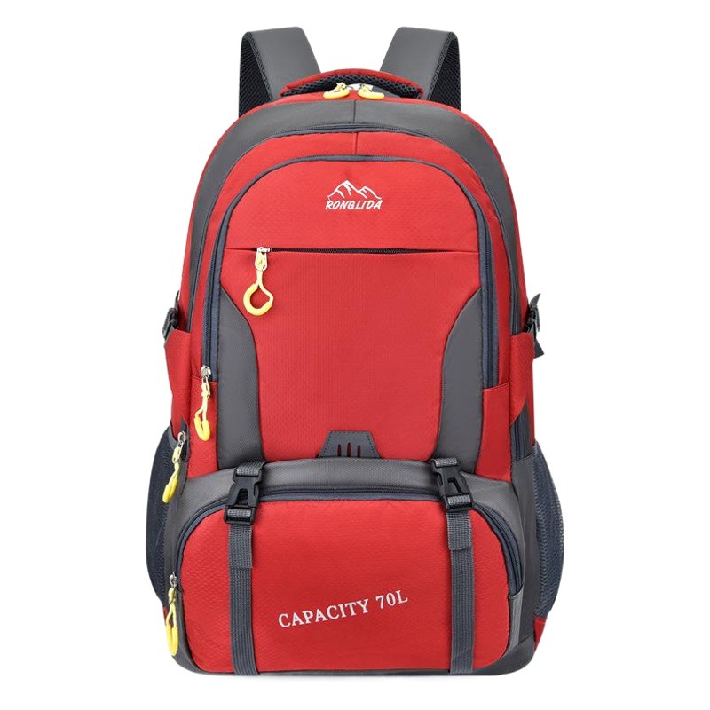 Mochila de viaje al aire libre hombres y mujeres senderismo montañismo bolsa nueva gran capacidad resistente al desgaste impermeable burro amigo camping bolsa de equipaje