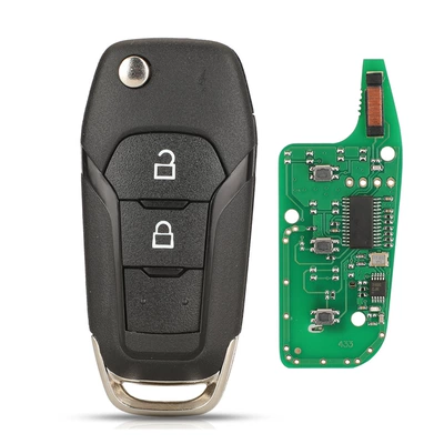 For Ford Forex Folding Key 49 Chip 433 Frequency New Mondeo Remote Key 2/3 Key (Car Keys) - 2-key-433-frequency