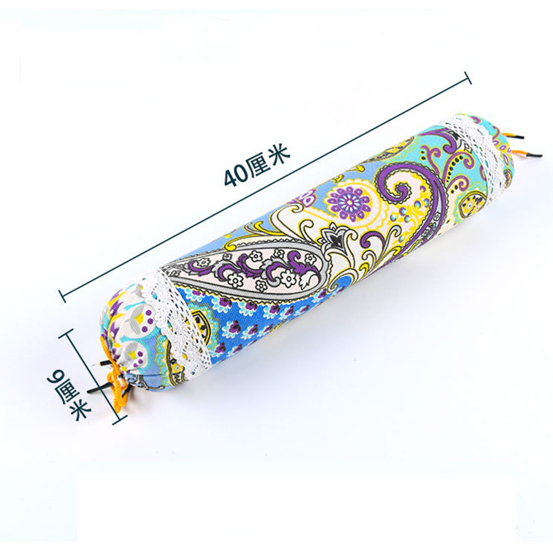 Almohada Cervical de Trigo Sarraceno y Artemisa de Algodón y Cáñamo, Asistencia al Sueño, para Cuello