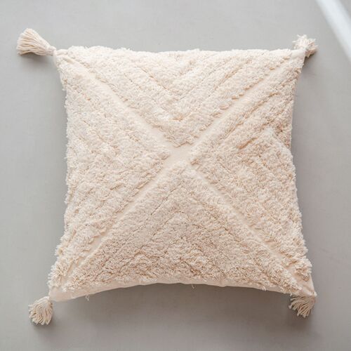 Yimanqiyun Moroccan ethnic style tufted tassel pillow Cross-border home cushion pillow cover does not contain core