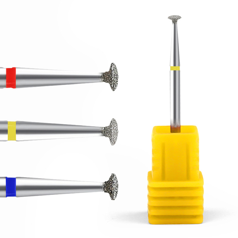 Disco de molienda de uñas disco pequeño disco volador de molienda de diamante pretratamiento de estilo ruso de eliminación de uñas bolsillo abierto de molienda