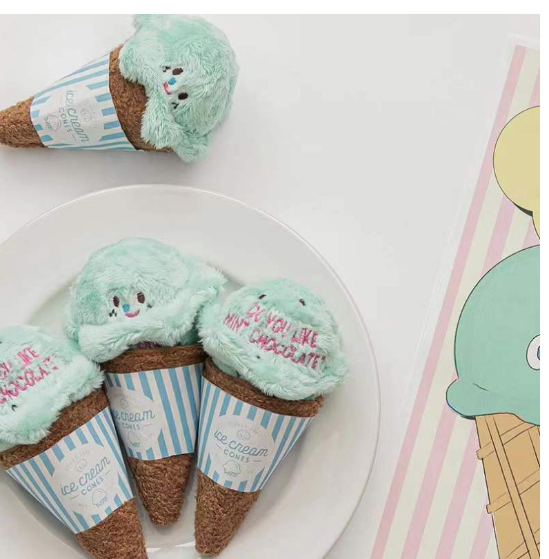 All Seasons Season Cute Style Cute Ice Cream Pet Dog Cat Sniffing Food Sound Toy