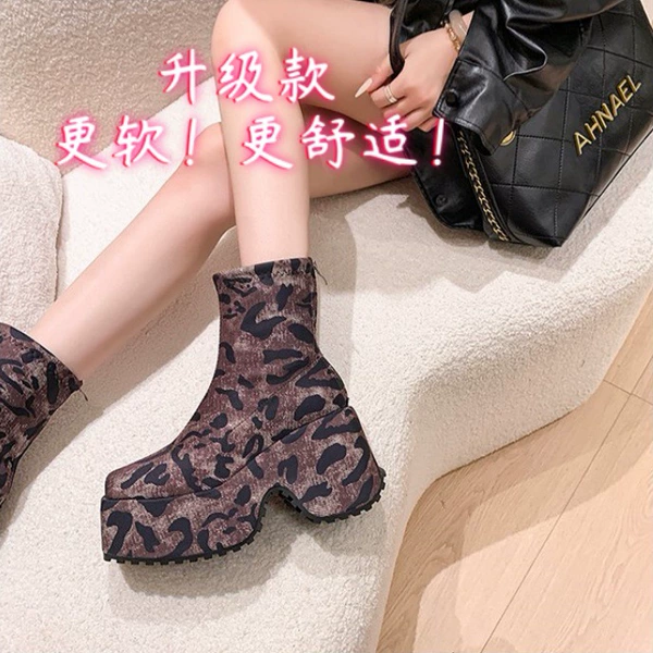 Leopard print velvet lining upgraded model recommended by the store manager