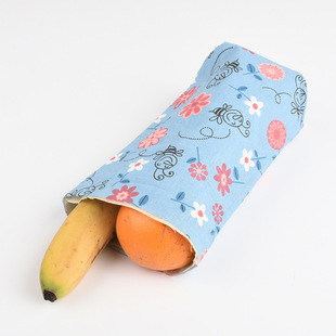 Natural beeswax bag fresh-keeping fabric bag cotton bag printing fresh fruit and vegetable fabric storage bag cross-border hot sale