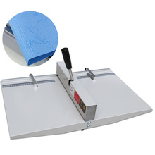 DC-12B桌面360毫米14英寸手动折纸机折纸机 压翻书线 实线压痕机