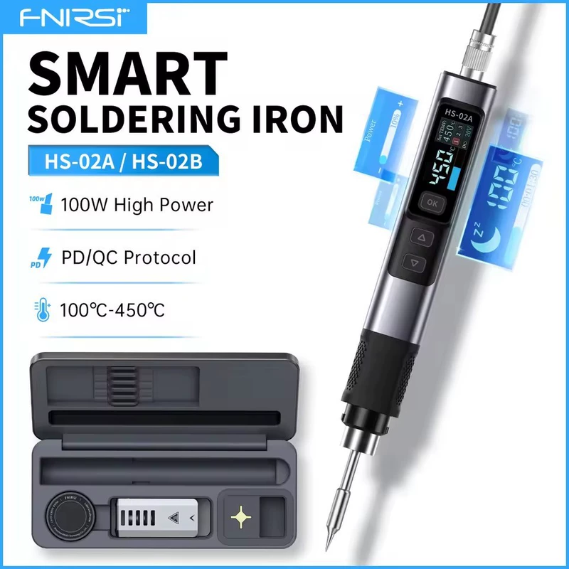 FNIRSI HS-02 High-Precision Temperature Control Tool 100W