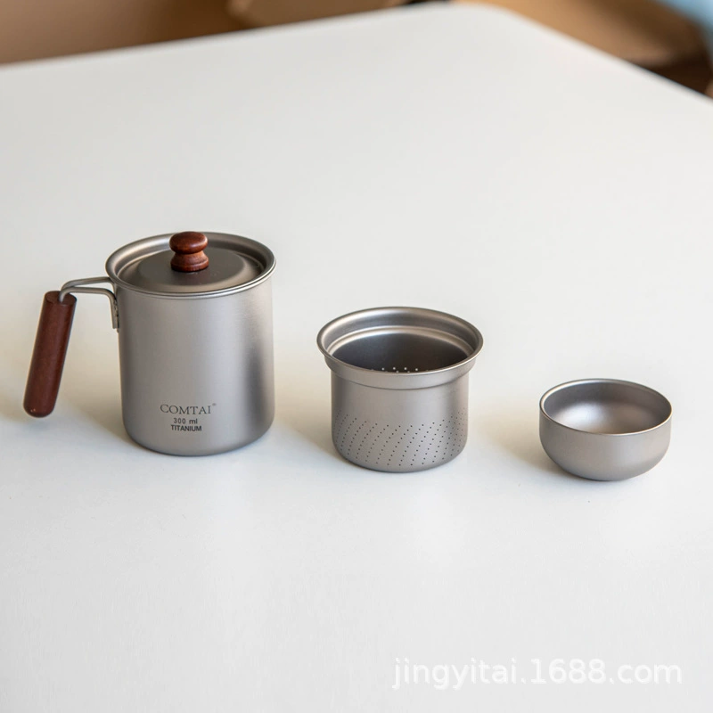 Travel ultra light handheld tea set for traveling, tea cup