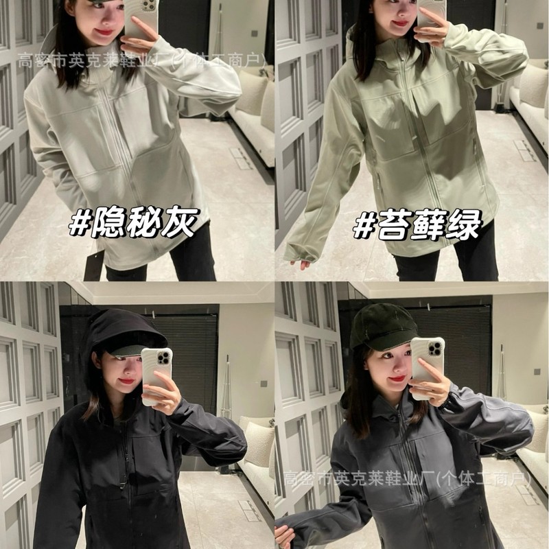 鸟家同款GAMMA伽马系列软壳冲锋衣防风保暖户外连帽抓绒外套男 女|undefined