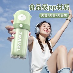 【原创】可爱羊驼洗漱杯三杯双杯洗漱套装旅游牙膏牙刷便携收纳杯