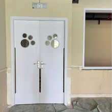 幼儿园工程门教室玻门彩色卡通造型儿童房烤漆实木门