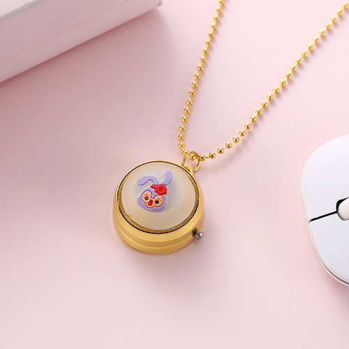 Child's cartoon flip-light rotating pendant watch with Animeru character, suitable for kindergarten gifts