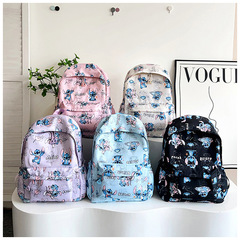 新しいステッチバックパックショルダートラベルバッグトレンディなバックパック大容量軽量男性と女性の学生カジュアルバッグショルダー