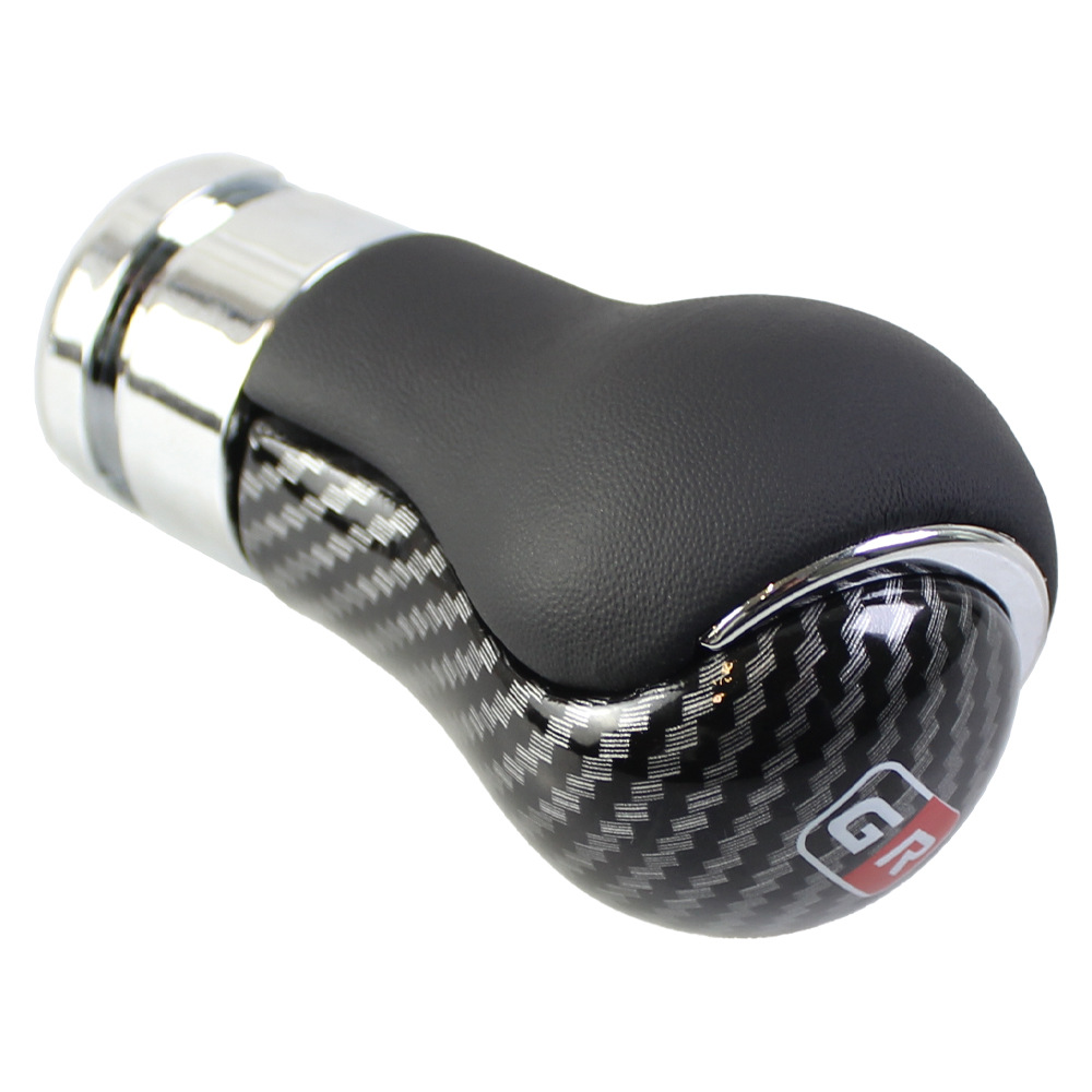 Cross-border wholesale of carbon fiber gear shift knobs for Toyota Hilux manual transmission vehicles