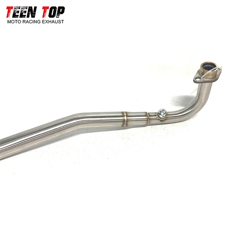 Suitable for Kawasaki Z125 Motorcycle Stainless Steel Modified Front Exhaust Pipe Z125 Exhaust
