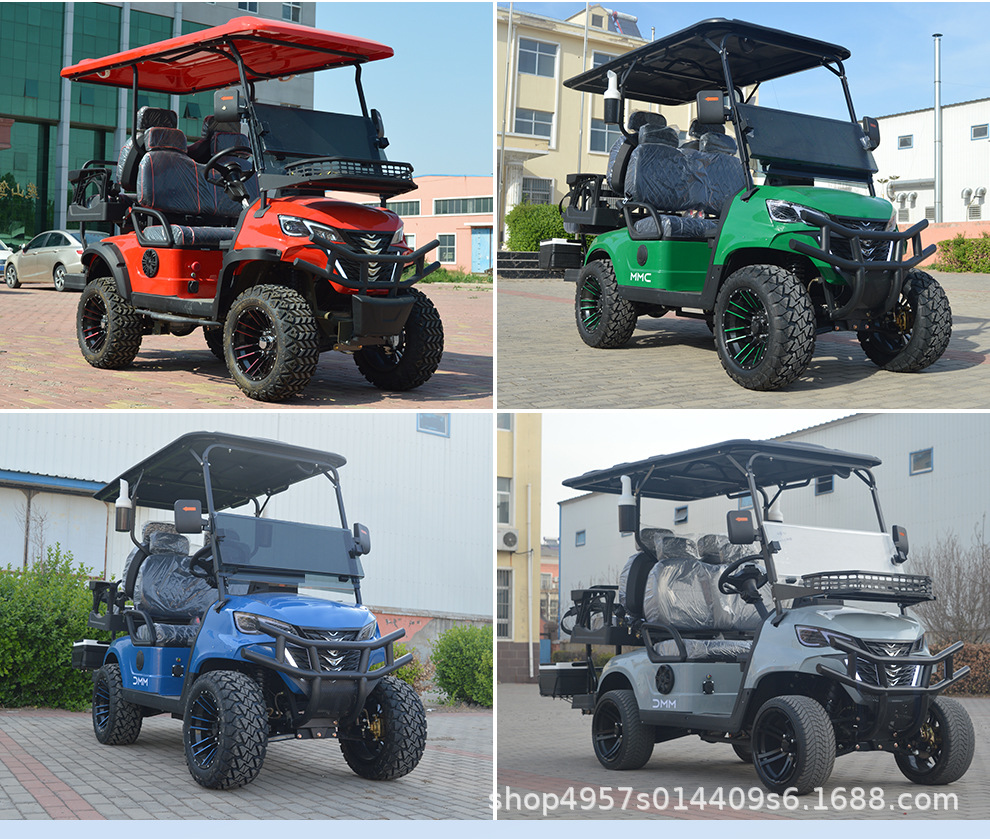 Golf Cart 48V200Ah Lithium Battery Hotel Shuttle Car Park Shuttle Bus Ce Certified Sightseeing Car