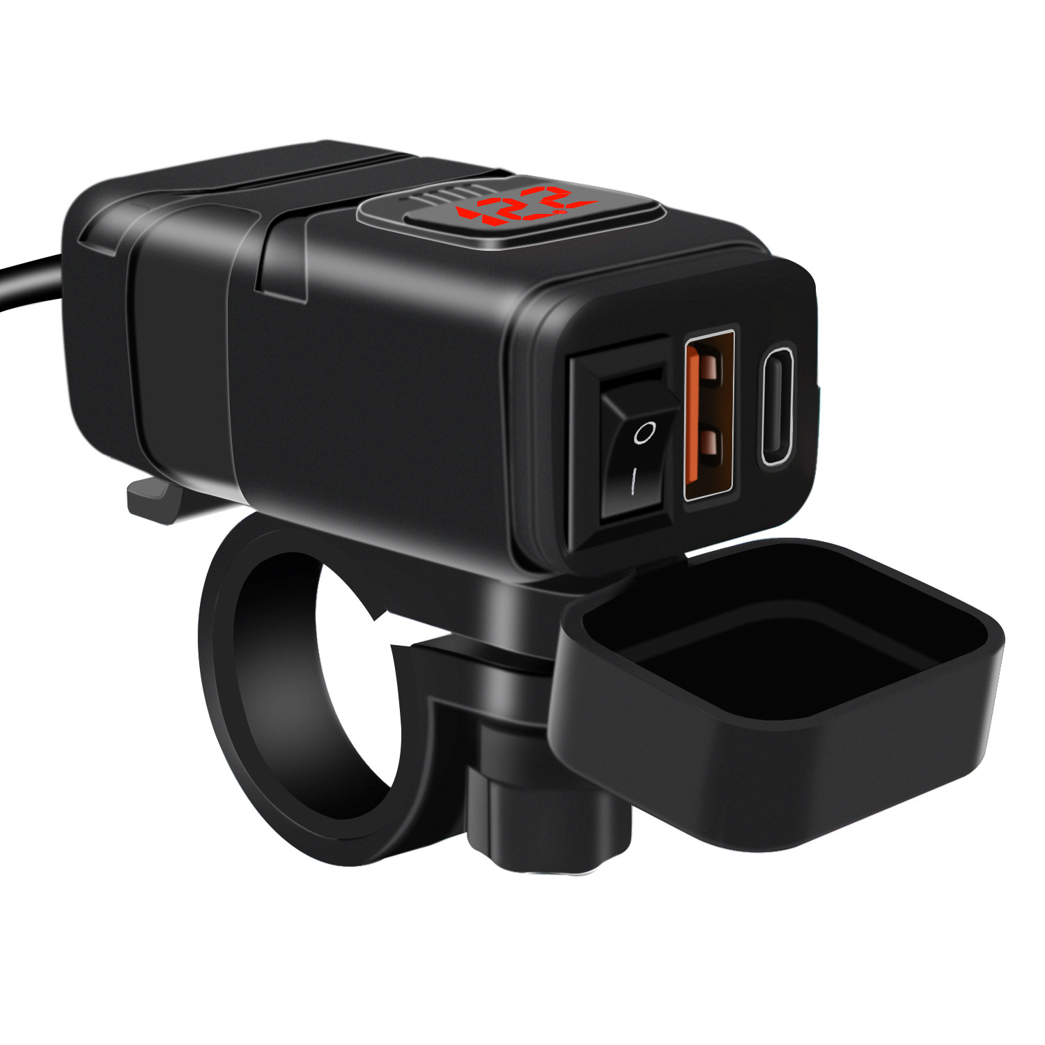 Car Charger PD+QC3.0 Fast Charge TYPE-C Digital Display
