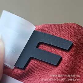 厚板硅胶烫画印刷服装热转印烫图立体烫标英文字母硅胶烫画商标