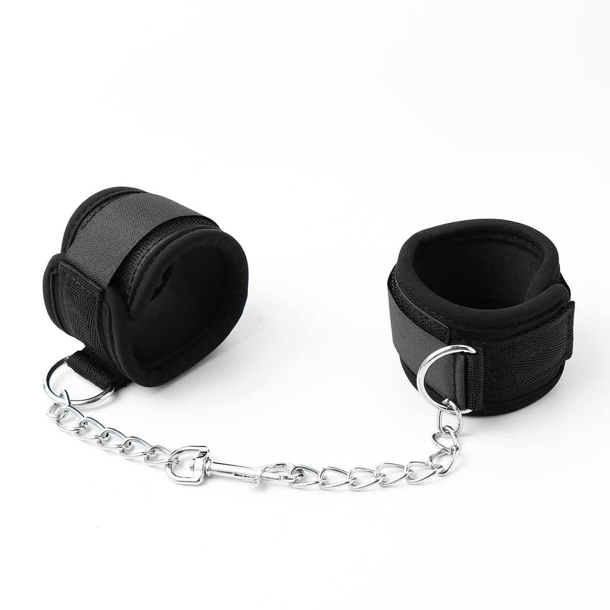 Suministrados directamente por el fabricante, esposas y grilletes eróticos SM hechos de material de buceo de esponja de nailon, juguetes alternativos, accesorios de escenario.