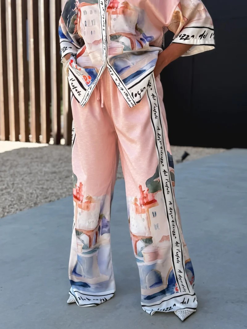 Women's Clothing Casual Fashion Temperament Loose Shirt Short Sleeved Suit_ecoleips.com