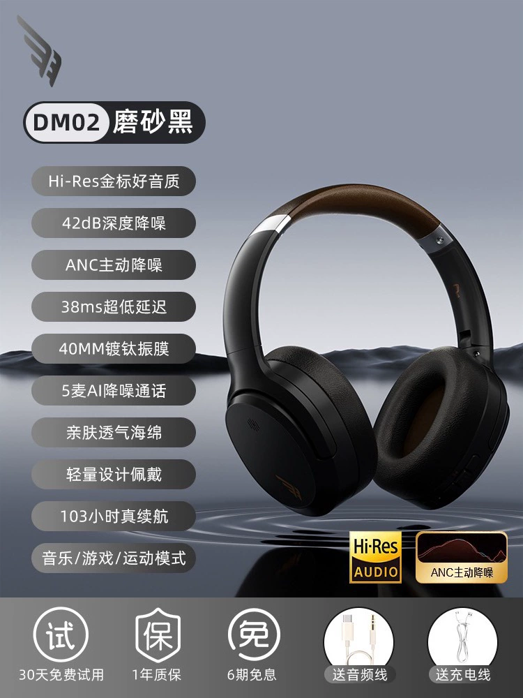 Потоковый беспроводной обучающий наушники DM02 для компьютера с шумоподавлением, наушники