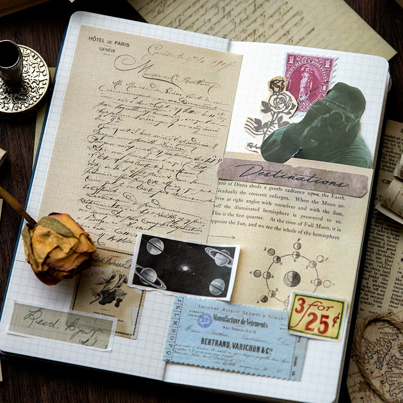 Серия Wanji Wanli Book Roll, бумага для материальных записей, вокальная английская рукопись, музыкальный фоновый лист