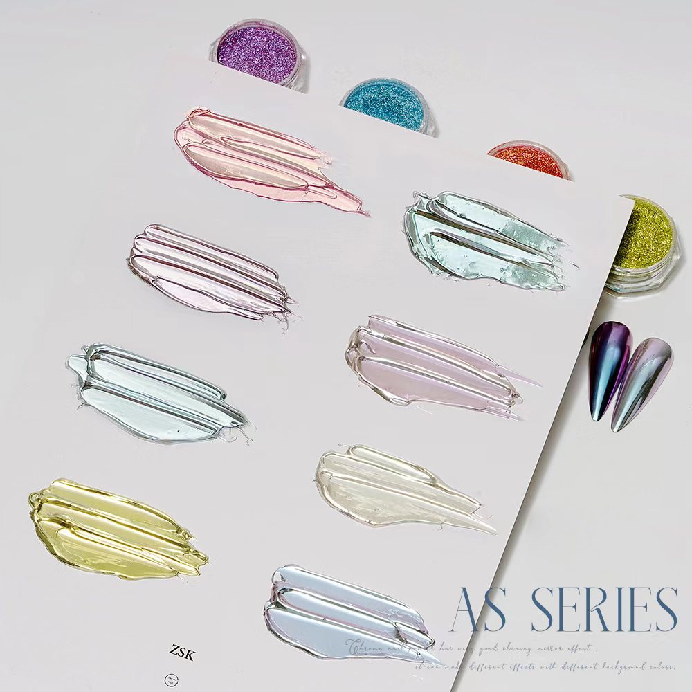 菲诗新品丝绸月光粉电镀极光粉魔镜粉眼影化妆品级美甲闪粉公斤装