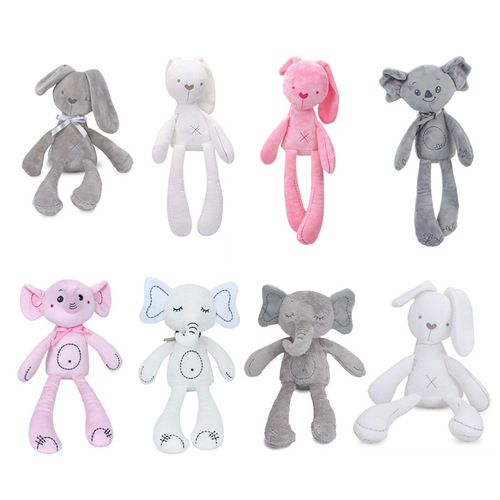 Long-legged Rabbit Plush Soft and Smooth Good Rabbit Baby Rabbit Soothing Doll Baby Sleeping Doll One Piece Dropshipping