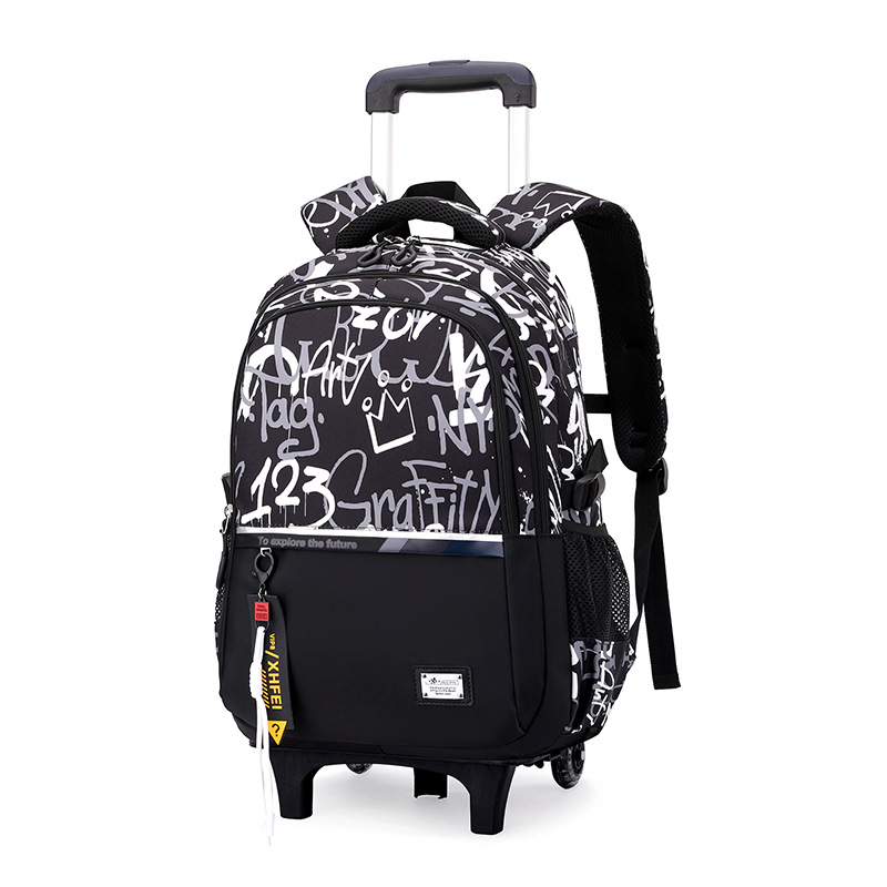 Nueva bolsa de tracción ligera para niños de escuela primaria, bolsa de gran capacidad para estudiantes de secundaria 3 - 6 grados, bolsa de escaleras