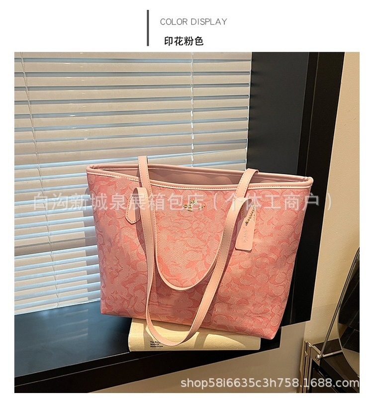 寇家女包2025新款时尚印花水桶包大容量单肩包跨境批发lady潮bags|undefined