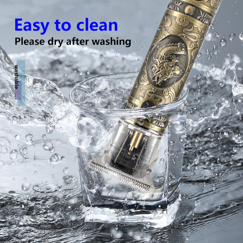 Cross-border T9 LCD digital display USB rechargeable electric hair clipper engraving electric clipper professional hair clipper wholesale